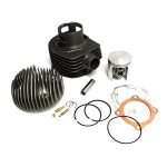 Cylinder Kit w/Head, Malossi 63mm Big Bore 178cc for 125cc - 150cc 2-Stroke Genuine Stella, Vespa