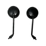 Mirror Set, Black for 50cc - 150cc Lance Vintage, BMS Heritage