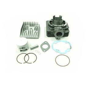 Cylinder Kit w/Head, 47mm Big Bore 70cc for 50cc 2-Stroke A/C Franco Morini Based Scooters