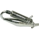 Exhaust, Naraku Chrome for 50cc 4-Stroke 139QMB Scooters