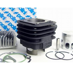 Cylinder Kit w/Head, Polini 47mm Big Bore 70cc for 50cc 2-Stroke Honda Scooters