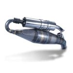 Exhaust, Polini Race 2 for 50cc 2-Stroke A/C or L/C Minarelli Based Scooters