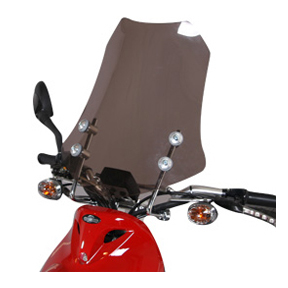 Windshield, Prima Tall for 50cc - 110cc 2-Stroke Genuine Rattler, Roughhouse - Image 2