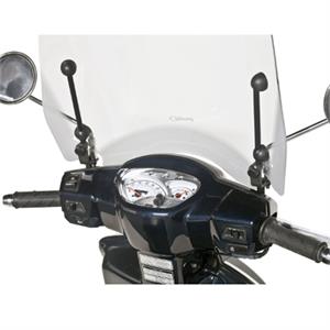 Windshield, Puig Clear for 50cc - 200i Kymco Like - Image 2