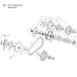 E07 - Driven Pulley for 150cc Genuine Buddy
