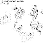 F06 - Front Panels for 50cc - 170i Genuine Buddy