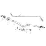 F01 - Steering for 50cc Genuine Venture
