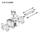 E05 - Cylinder for 50cc Lance Scooters