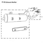 F16 - Exhaust for 150cc Lance Cali, Havana