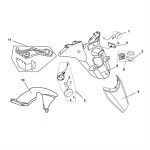 F18 - Rear Fender for 50cc - 200i Lance PCH