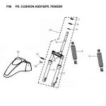 F06 - Front Fender for SYM HD200
