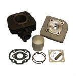 Cylinder Kit w/Head, SSP-G 47mm Big Bore 70cc for 50cc 2-Stroke AD50 Franco Morini Based Scooters
