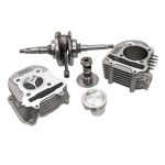 Cylinder Kit w/Head, TFC 63mm Big Bore 190cc for 125cc - 150cc GY6 Scooters, ATVs, Go Karts