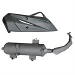 Exhaust for 150cc - 200i Vitacci Tank
