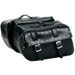 Saddle Bags, Waterproof Advanced Design Studded for Motorcycle