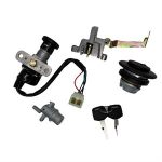 Key Switch Lock Set, Type 3 for 50cc 4-Stroke Lance Charming, ZN50QT-A